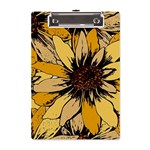 Colorful Seamless Floral Pattern A5 Acrylic Clipboard