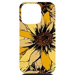 Colorful Seamless Floral Pattern iPhone 14 Pro Black UV Print Case