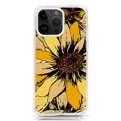 Colorful Seamless Floral Pattern iPhone 14 Pro Max TPU UV Print Case from ArtsNow.com Front