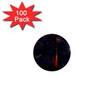Architecture City Pixel Art 1  Mini Magnets (100 pack) 