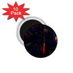 Architecture City Pixel Art 1.75  Magnets (10 pack) 