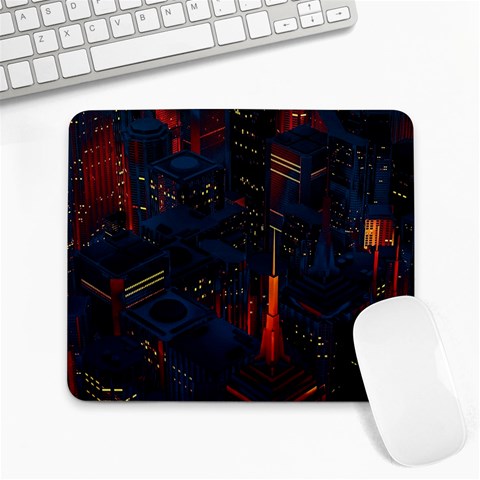Architecture City Pixel Art Large Mousepad from ArtsNow.com Front