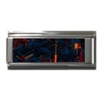 Architecture City Pixel Art Superlink Italian Charm (9mm)