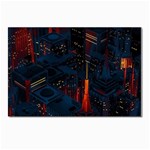 Architecture City Pixel Art Postcards 5  x 7  (Pkg of 10)
