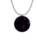 Architecture City Pixel Art 1  Button Necklace