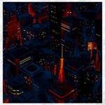 Architecture City Pixel Art Canvas 12  x 12 