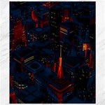 Architecture City Pixel Art Canvas 20  x 24 