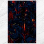 Architecture City Pixel Art Canvas 24  x 36 