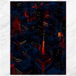 Architecture City Pixel Art Canvas 36  x 48 