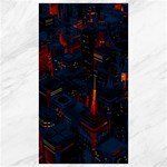 Architecture City Pixel Art Canvas 40  x 72 