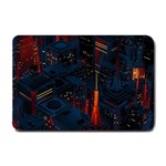 Architecture City Pixel Art Small Doormat