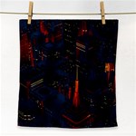 Architecture City Pixel Art Face Towel