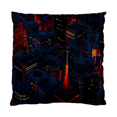 Architecture City Pixel Art Standard Cushion Case (One Side) from ArtsNow.com Front