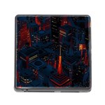 Architecture City Pixel Art Memory Card Reader (Square 5 Slot)
