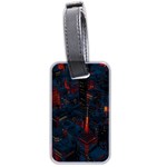 Architecture City Pixel Art Luggage Tag (two sides)