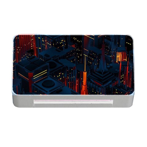 Architecture City Pixel Art Memory Card Reader with CF from ArtsNow.com Front