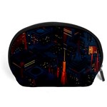 Architecture City Pixel Art Accessory Pouch (Large)