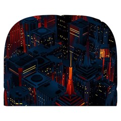 Architecture City Pixel Art Make Up Case (Small) from ArtsNow.com Back