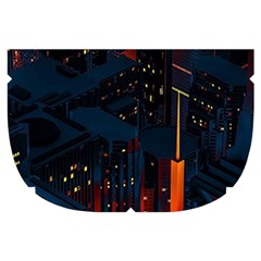 Architecture City Pixel Art Make Up Case (Small) from ArtsNow.com Side Left