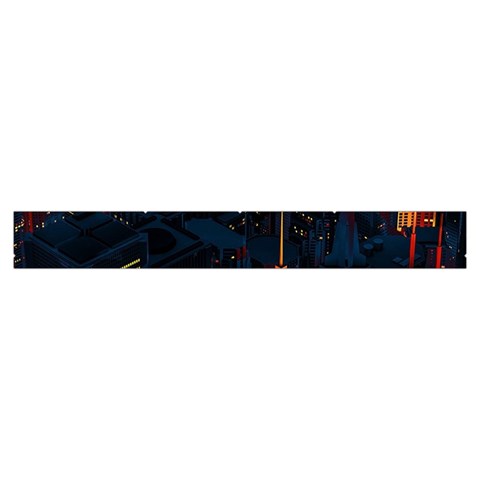 Architecture City Pixel Art Make Up Case (Small) from ArtsNow.com Zipper Tape Front