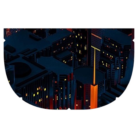 Architecture City Pixel Art Make Up Case (Medium) from ArtsNow.com Side Right