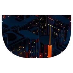 Architecture City Pixel Art Make Up Case (Medium) from ArtsNow.com Side Left