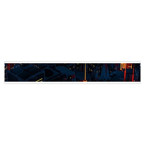 Architecture City Pixel Art Make Up Case (Medium) from ArtsNow.com Zipper Front