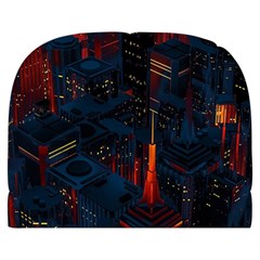 Architecture City Pixel Art Make Up Case (Large) from ArtsNow.com Front