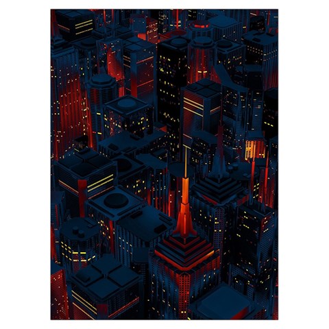 Architecture City Pixel Art Playing Cards Single Design (Rectangle) with Custom Box from ArtsNow.com Card