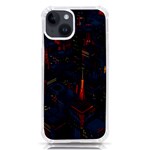 Architecture City Pixel Art iPhone 14 TPU UV Print Case