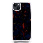 Architecture City Pixel Art iPhone 14 Plus TPU UV Print Case