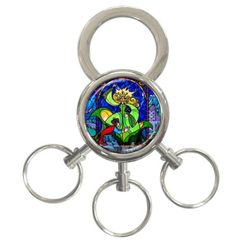 Beauty And The Beast Stained Glass Rose 3 Front