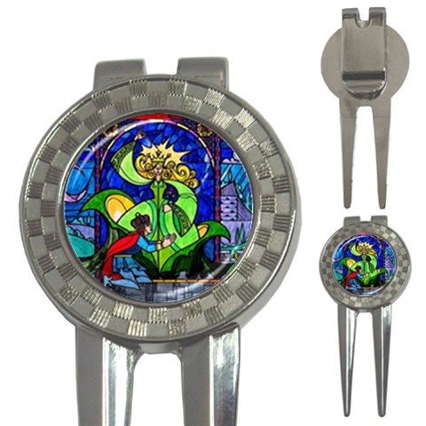 Beauty And The Beast Stained Glass Rose 3 Front