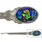 Beauty And The Beast Stained Glass Rose Letter Opener