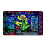 Beauty And The Beast Stained Glass Rose Magnet (Rectangular)