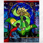 Beauty And The Beast Stained Glass Rose Canvas 20  x 24 