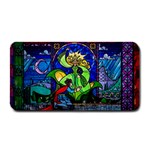 Beauty And The Beast Stained Glass Rose Medium Bar Mat