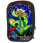 Beauty And The Beast Stained Glass Rose Compact Camera Leather Case