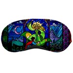 Beauty And The Beast Stained Glass Rose Sleep Mask