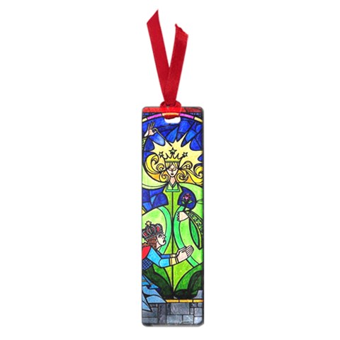 Beauty And The Beast Stained Glass Rose Small Book Marks from ArtsNow.com Front