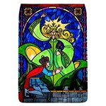 Beauty And The Beast Stained Glass Rose Removable Flap Cover (L)