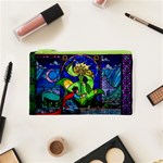 Beauty And The Beast Stained Glass Rose Cosmetic Bag (XS)