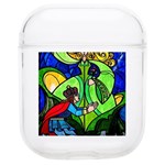 Beauty And The Beast Stained Glass Rose AirPods 1/2 Case