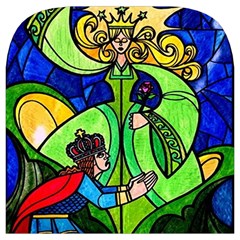 Beauty And The Beast Stained Glass Rose Toiletries Pouch from ArtsNow.com Cover
