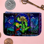 Beauty And The Beast Stained Glass Rose Large Coin Purse