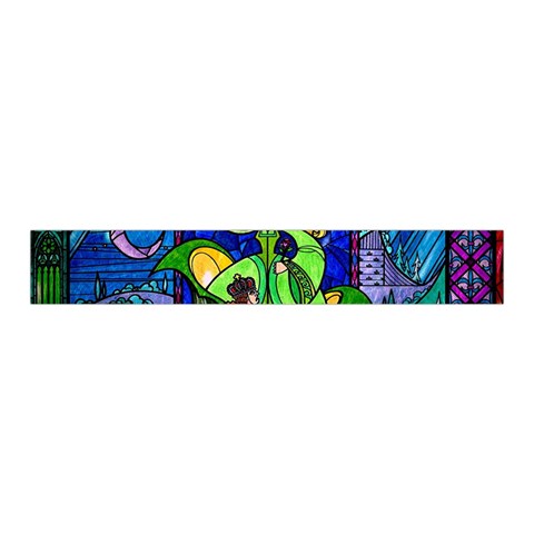 Beauty And The Beast Stained Glass Rose Midi Wrap Pencil Skirt from ArtsNow.com Waistband