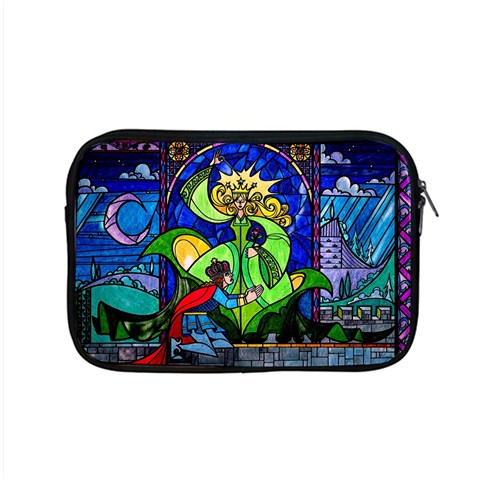 Beauty And The Beast Stained Glass Rose Apple MacBook Pro 15  Zipper Case from ArtsNow.com Front