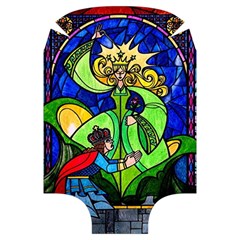 Beauty And The Beast Stained Glass Rose Luggage Cover (Large) from ArtsNow.com Front