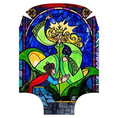Beauty And The Beast Stained Glass Rose Luggage Cover (Medium) from ArtsNow.com Back