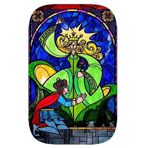 Beauty And The Beast Stained Glass Rose Waist Pouch (Small) from ArtsNow.com Front
